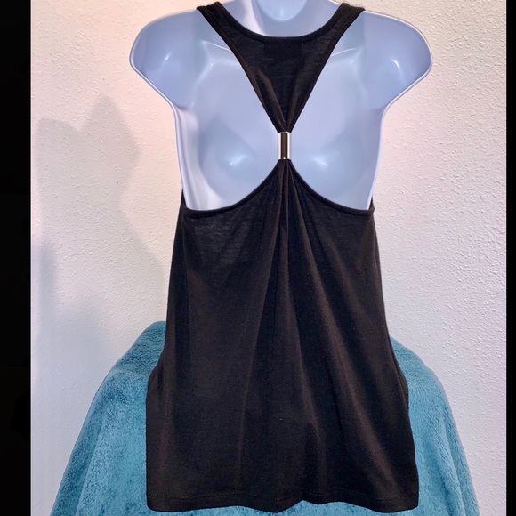 EUC Black Racerback Tank Top - Picture 2 of 2
